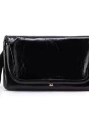 NWT HOBO Dark Navy Blue Leather Clutch Wristlet